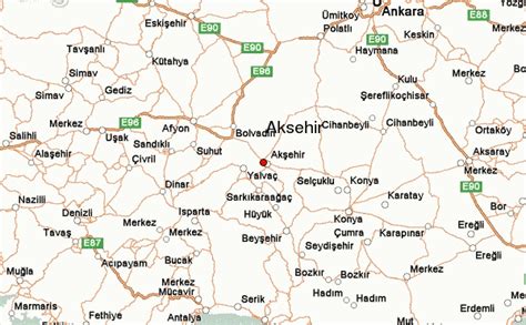 akşehir maps